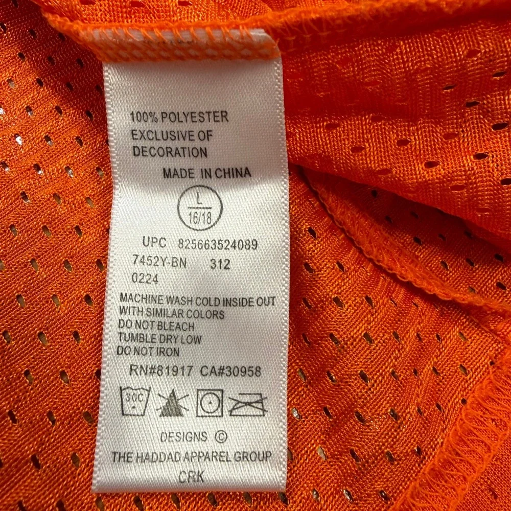 Nike Boise State Broncos Youth Football Jersey Orange Blue Size Large 16/18